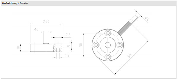 力传感器KMMM60尺寸