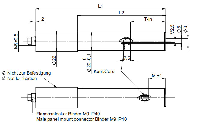 位移传感器尺寸图