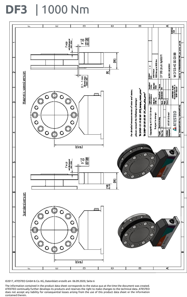 DF3扭矩传感器尺寸