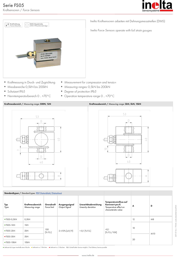 fs05 双向拉压力传感器